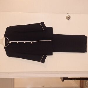 Chapter One Black Suit With White Piping